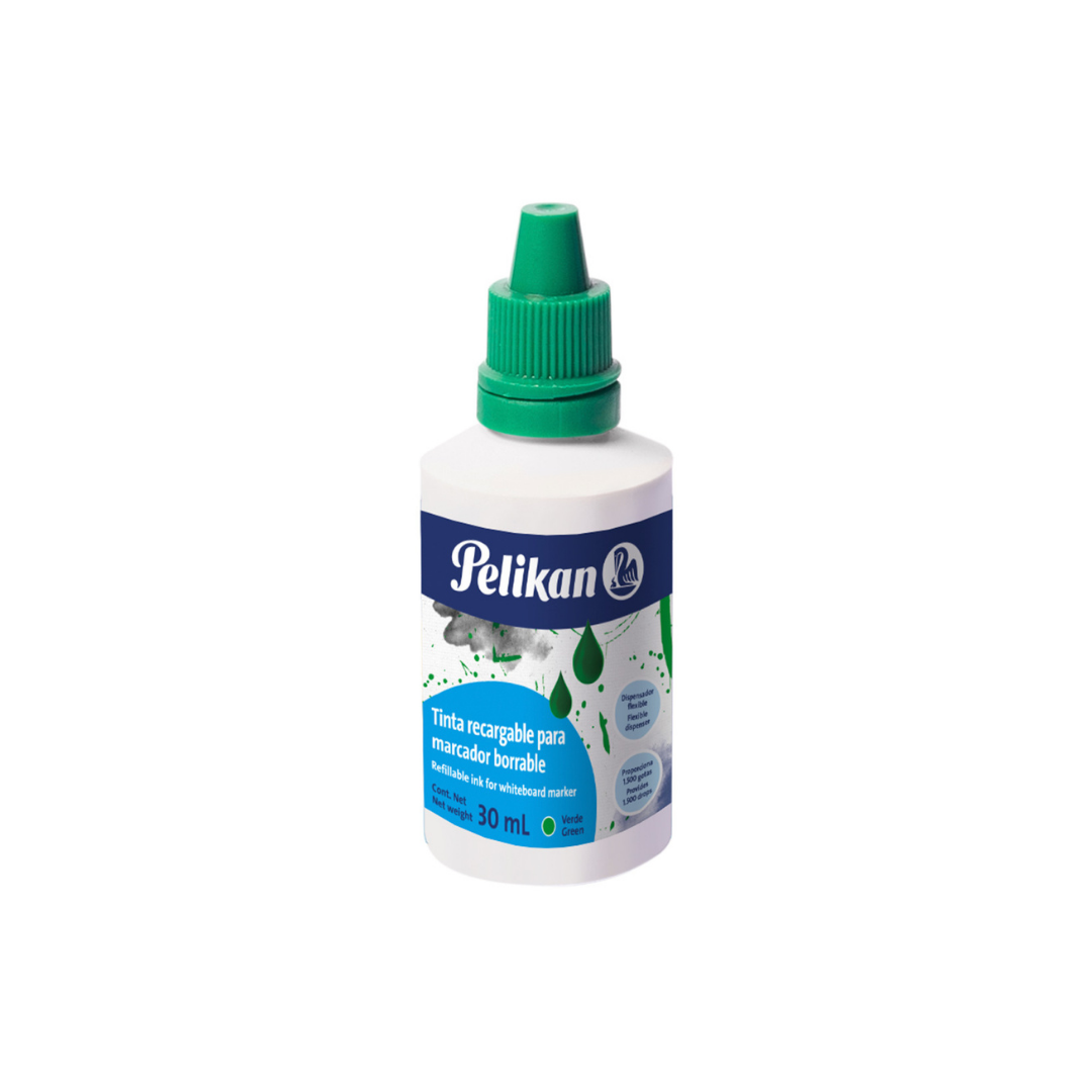 TINTA BORRABLE P/RECARGA 30ML VERDE