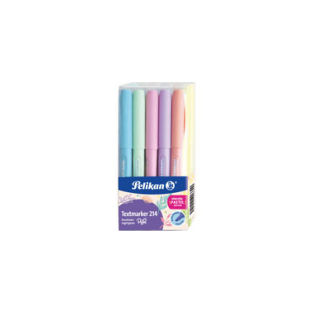 JUEGO DE RESALTADOR T/LAPIZ PASTEL 10/1 Surt.