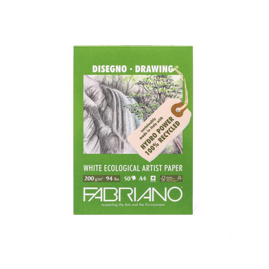 LIBRETAS DE DIBUJO PAD ECOLOGICA 200G A4 (21 X 29.7CM) 50H