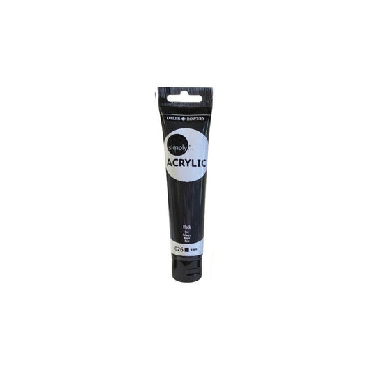 ACRILICA SIMPLY 75 ML NEGRA