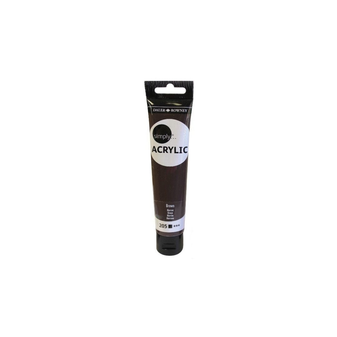 ACRILICA SIMPLY 75 ML MARRON SI