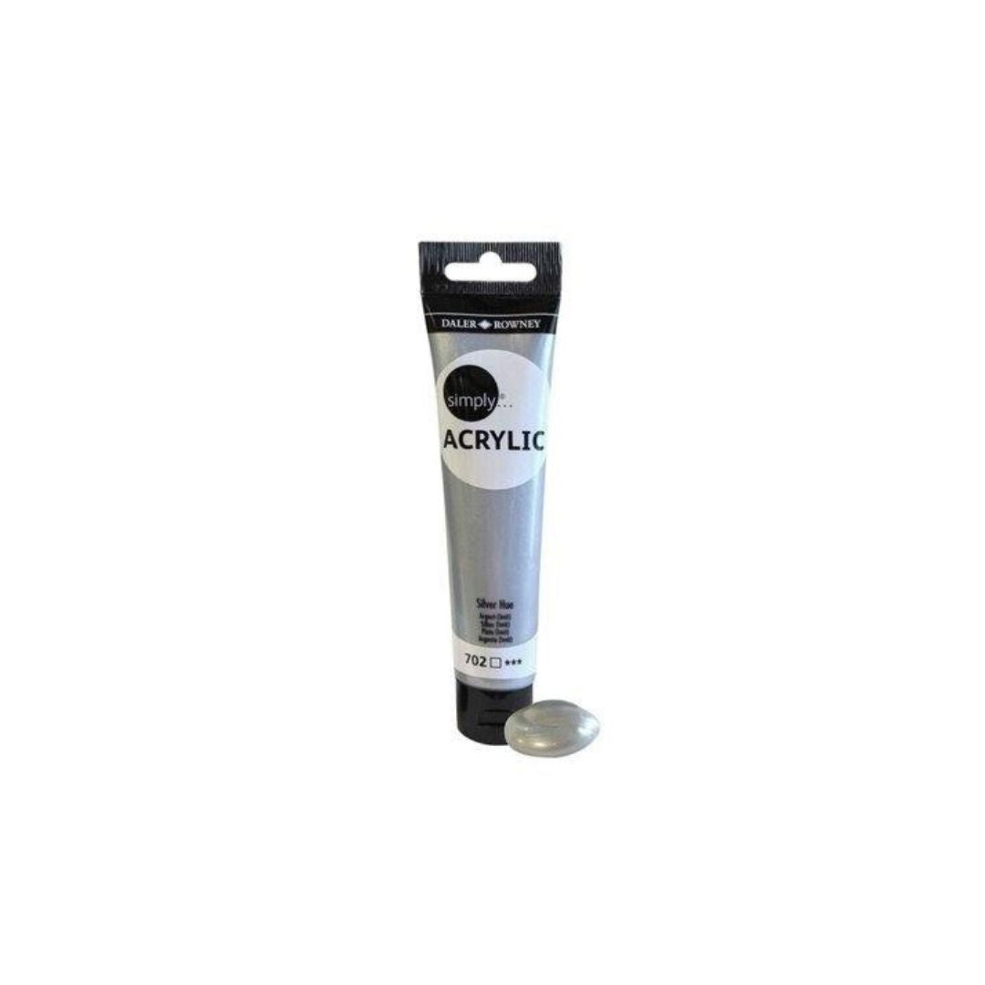 ACRILICA SIMPLY 75 ML PLATA