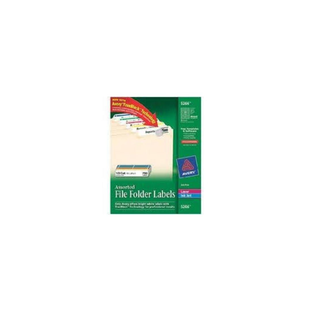 ETIQUETAS P/INKJET 750LABELS UNIDAD 1