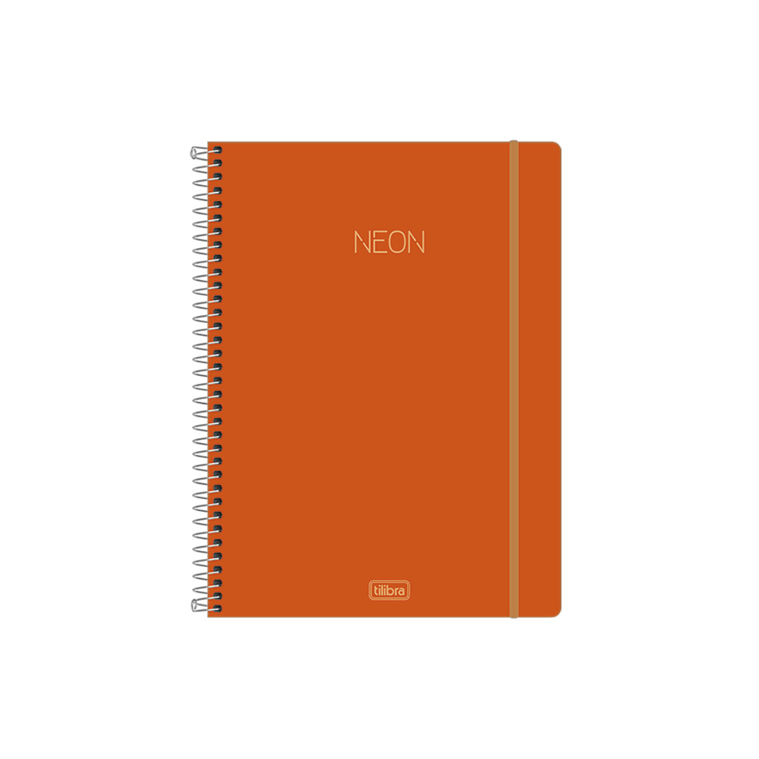 CATEDRA ESP. GDE. 10 DIV. 160H TD NEON NARANJA C/ELASTICO