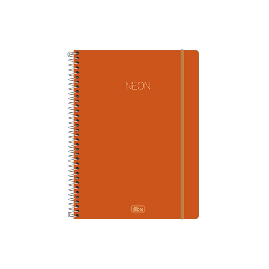 CATEDRA ESP. GDE. 10 DIV. 160H TD NEON NARANJA C/ELASTICO
