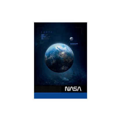 CUADERNO COSIDO 200 PAG. NASA