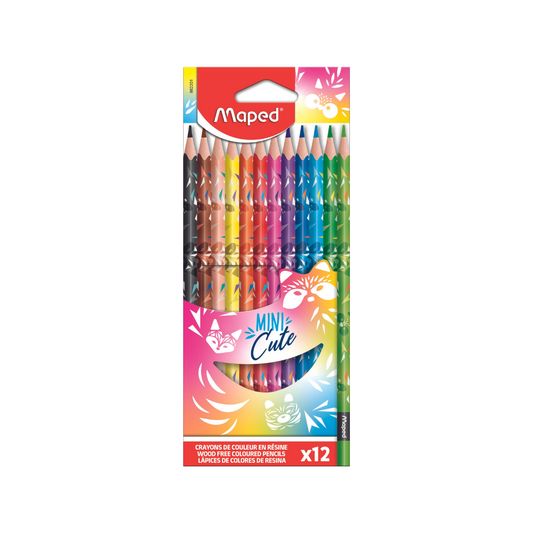 LAPICES DE COLOR MINI CUTE 12/1