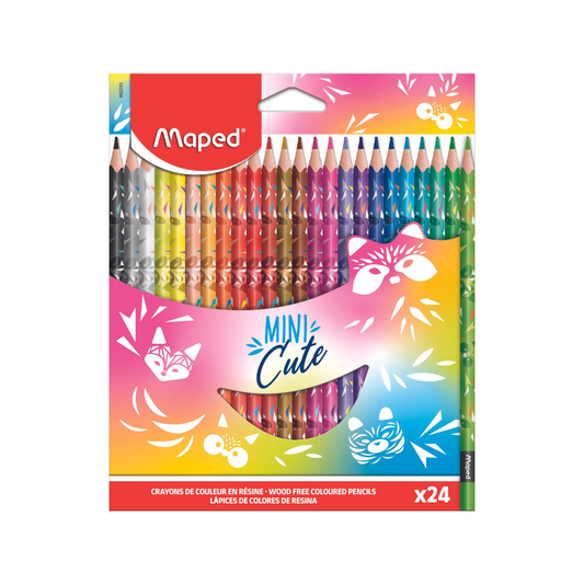 LAPICES DE COLOR MINI CUTE 24/1