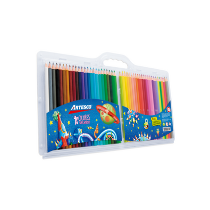 JUEGO LAPICES COLORES 4mm 48/1 LARGO TRIANGULAR BL