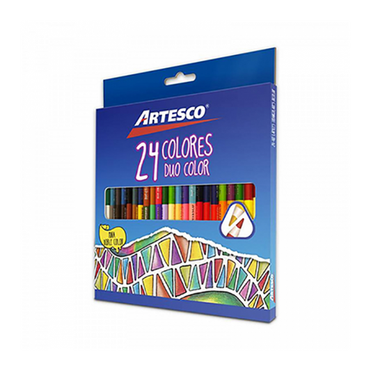 LAPICES COLORES TRIANGULAR  DUO 3mm 24/48