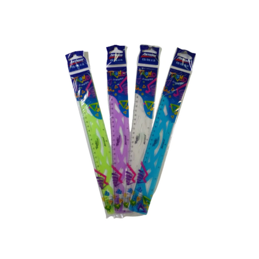 REGLAS PLASTICAS  TREND 13CM/12PULG