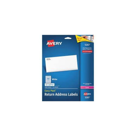 ETIQUETAS P/LASER (1/2x1-3/4) 2000L UNIDAD 1